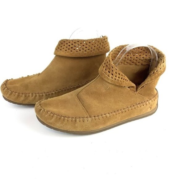 EMU AUSTRALIA SUEDE GHOSTGUM MOCCASIN BOOTIE - Picture 3 of 10
